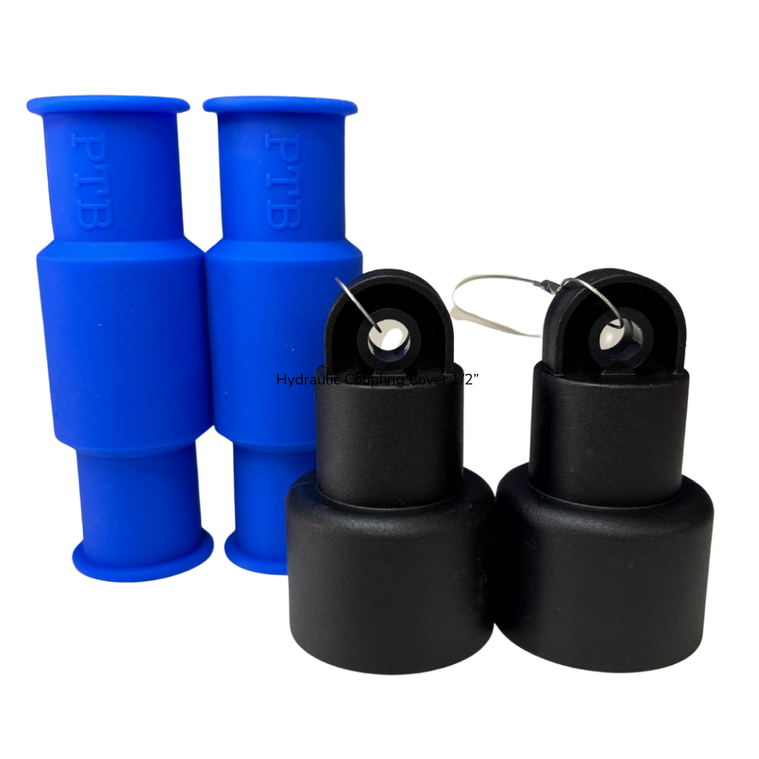 1/2" Hydraulic Coupling Cover & Plug - 2 Pack